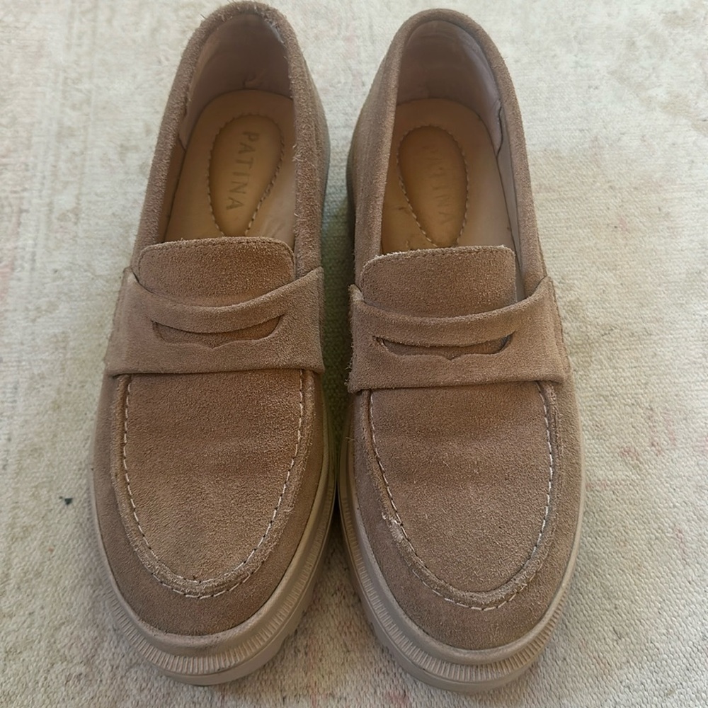 Patina/Portland Leather Chunky Loafers (8)